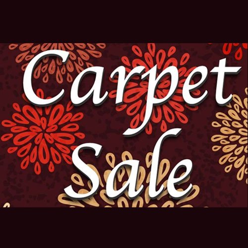 Carpet sale at Maximum Carpets & Flooring Text Logo